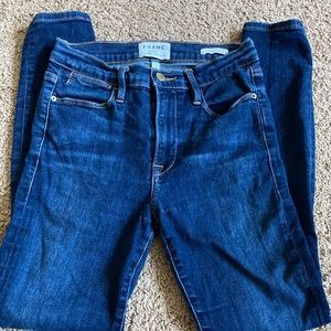 Frame Denim “Le High Skinny Crop”, size 27/4